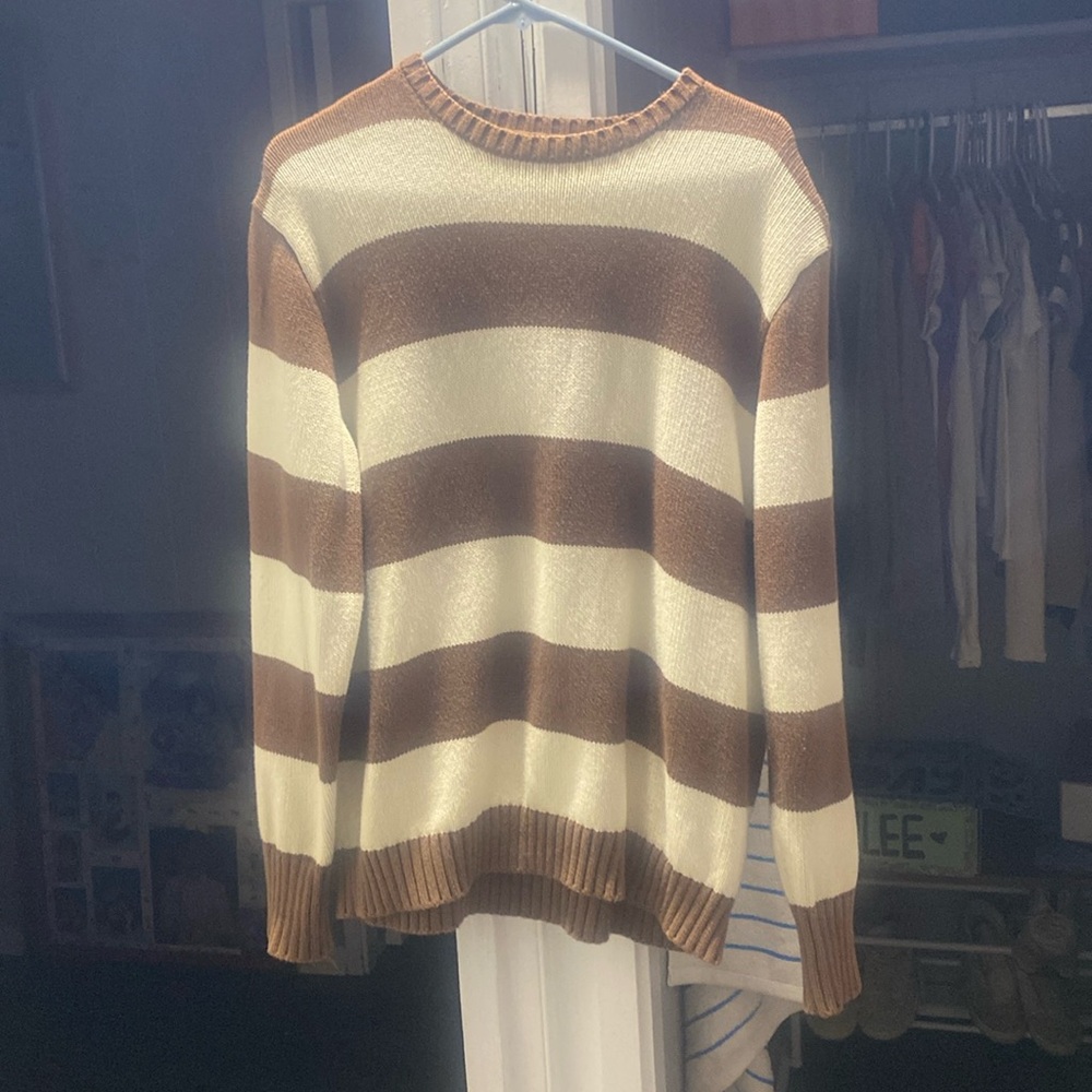 Brown Stripe Brandy Melville Sweater